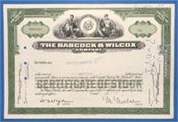 The Babcock & Wilcox Co. Stock Certificate