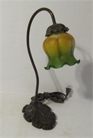 Accent Lamp w/Floral Design