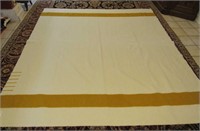 Hudson Bay Wool Blanket 91" x 97"