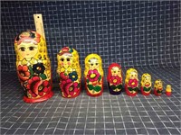 ByronUH 8pc USSR Russian Dolls 1970