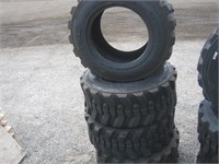(4) 12-16.5 Skidsteer Tires
