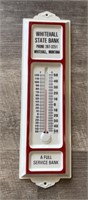 Whitehall State Bank Thermometer