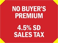 No Buyer's Premium on this Auction!