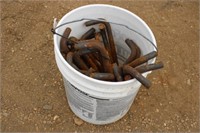Bucket of Gate Hinge Bolts