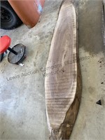 Live wood edge slab approximate length 90 inches