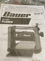 Bauer 12 1/2 inch planer