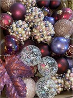 Box lot Christmas ornaments