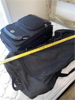 2 canvas luggage
