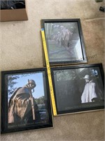 5 frame Korean War memorial pictures