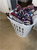 Laundry basket with hangers