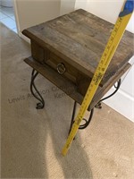 Decorative table with drawer