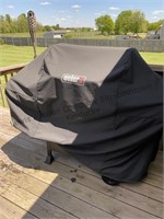Gas grill with cover