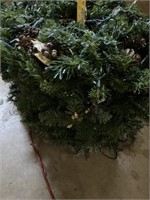 Stack of Christmas wreaths