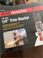120 V 1/4 trim router drillmaster