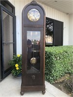 Antique Craftsman Style Grandfather Clock