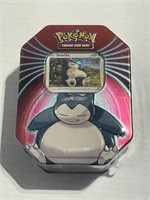 Pokemon Tin Box Snorlax 3 Booster Packs