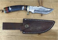 Unique Custom Damascus Knife #12