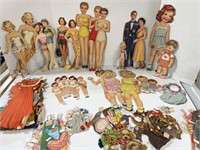 Vintage Paper Dolls & Clothing