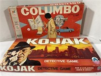 2 Vintage Board Games - Columbo & Kojak