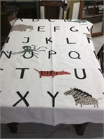 Kid's Alphabet Cotton Rug