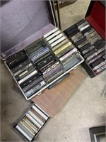 Cassette tapes and cases country music