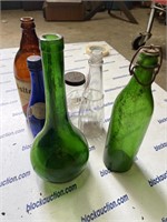 Glass collector bottles