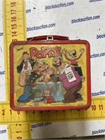Popeye collectible metal lunch box