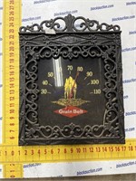 Antique Grain Belt thermometer