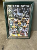 Green Bay Packers Super Bowl picture-framed