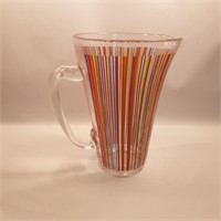 Vintage glass water pitcher