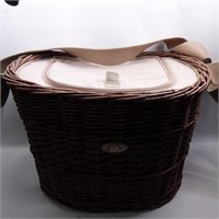 wicker cooler/picnic basket