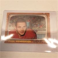 Paul Henderson 1966-67 card