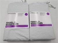 NEW 2 2-pk Room Essentials Microfiber Pillowcases