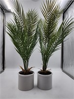NEW 2 Threshold Potted Faux Plants