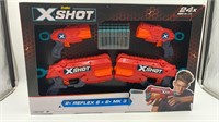 NEW X-Shot 4-Pack Blasters