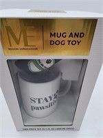 NEW Modern Expressions Mug & Dog Toy