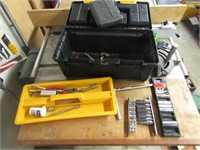 toolbox,sockets & misc items