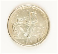 Coin 1925 Stone Mountain Half $ Comm, Gem BU
