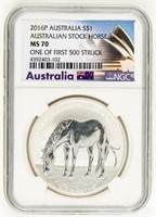 Coin 2016-P Australia $1- 1oz. Silver Round