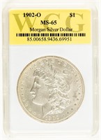 Coin 1902-O Morgan Silver Dollar, WCG-MS65