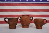 Handmade Clay Cup Set