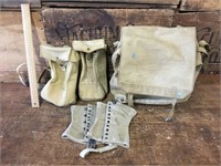 Australian WW2 Backpack & 2 Ammo Pouches