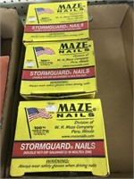Lot of 3 Maze Nails 100% Made in USA
