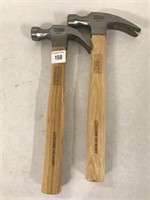 Lot of 2 Master Hickory Hammers 16 oz and 20 oz