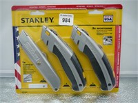 Stanley Made in USA 3 Pack Retractable Razer Blade