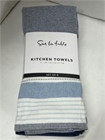 (2x Bid) Sur La Table 6 Pk 17"x28" Kitchen Towels