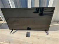 42" Onn LED TV With Remote
