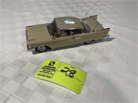 1958 PLYMOUTH FURY METAL MODEL CAR, DANBURY MINT