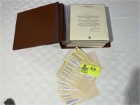 GOLDEN REPLICAS OF THE UNITED STATES STAMP BOOKS P