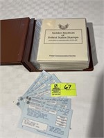 GOLDEN REPLICAS OF THE UNITED STATES STAMP BOOKS P